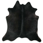 Schwarzes Kuhfell XL