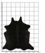 Schwarzes Kuhfell XL