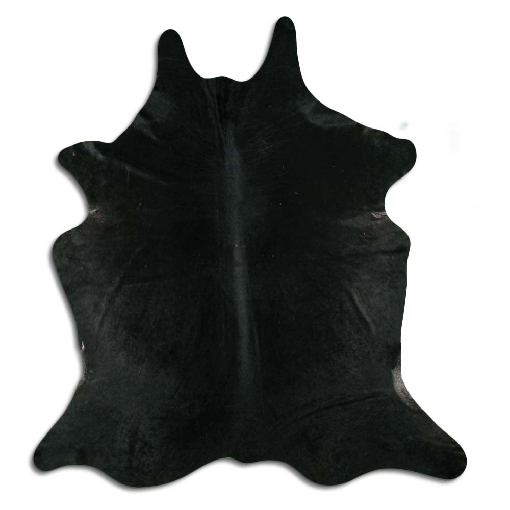 Schwarzes Kuhfell XL