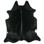 Schwarzes Kuhfell XL