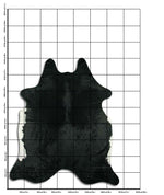 Schwarzes Kuhfell XL