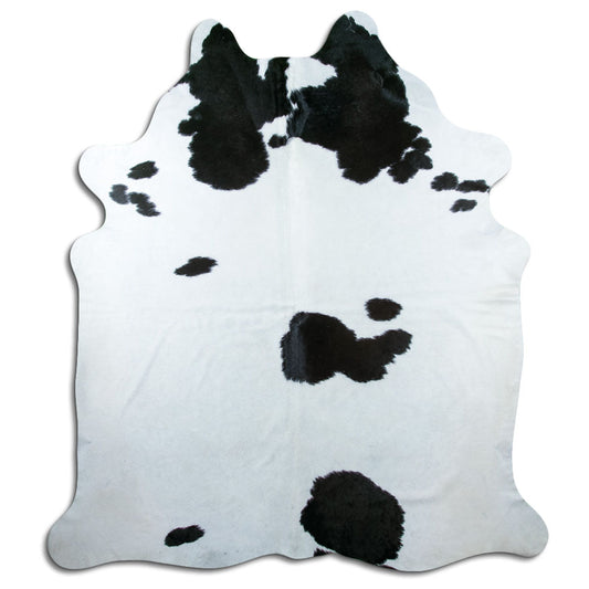 Black & White Cowhide Rug XXL