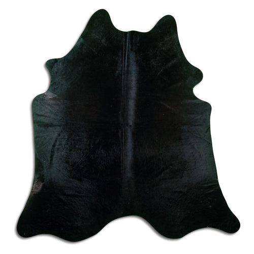Schwarzes Kuhfell XL