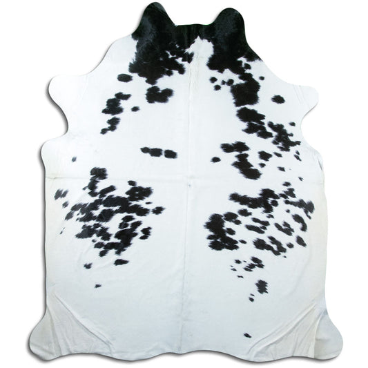 Black & White Cowhide Rug XXL