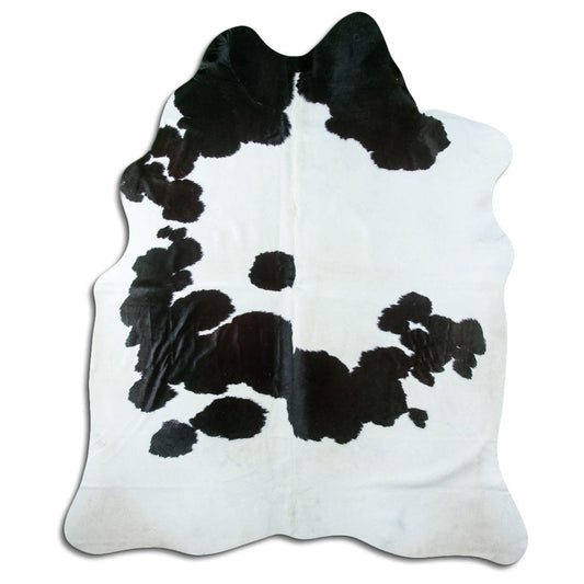 Black & White Cowhide Rug XXL