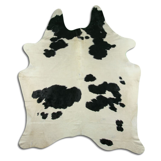 Black & White Cowhide Rug XXL