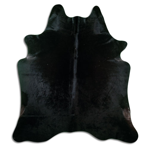 Schwarzes Kuhfell XL