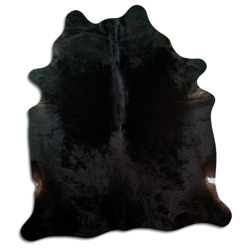 Schwarzes Kuhfell XL