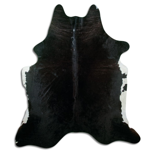 Black Cowhide Rug XXL