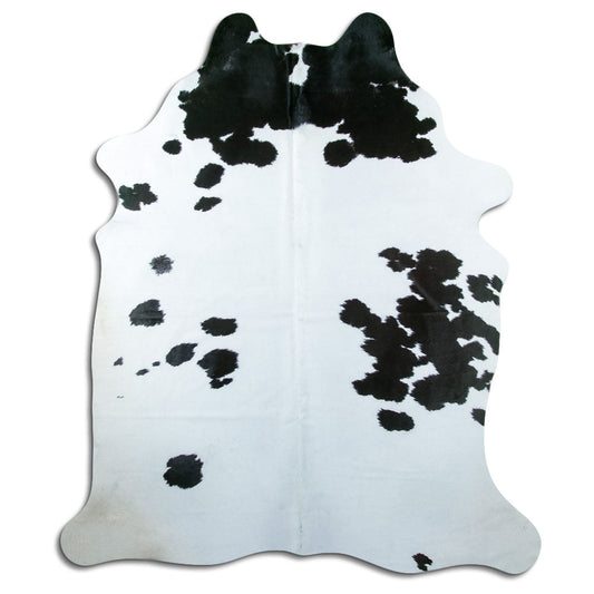 Black & White Cowhide Rug XXL