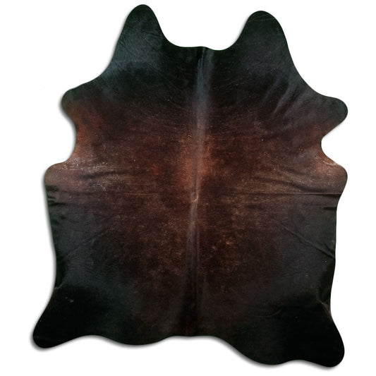 Brown Cowhide Rug L
