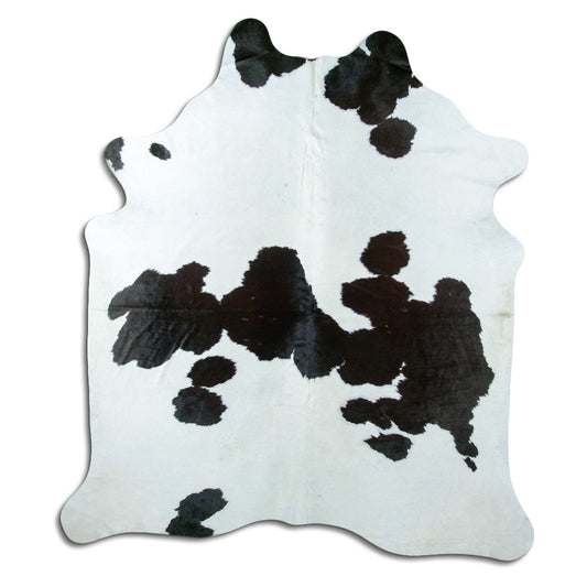 Black & White Cowhide Rug XXL