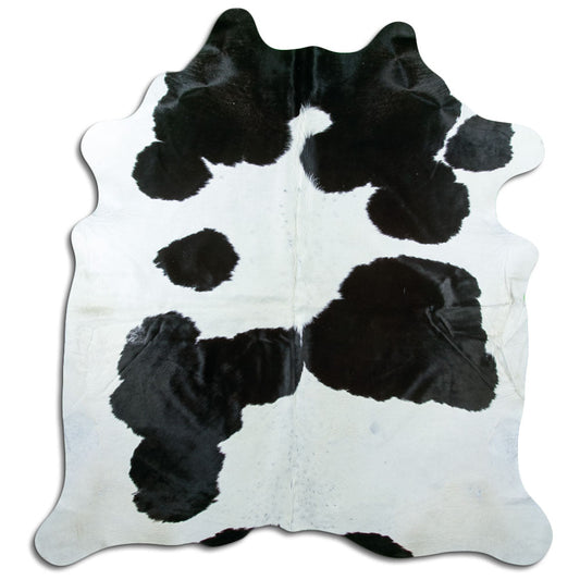 Black & White Cowhide Rug XXL