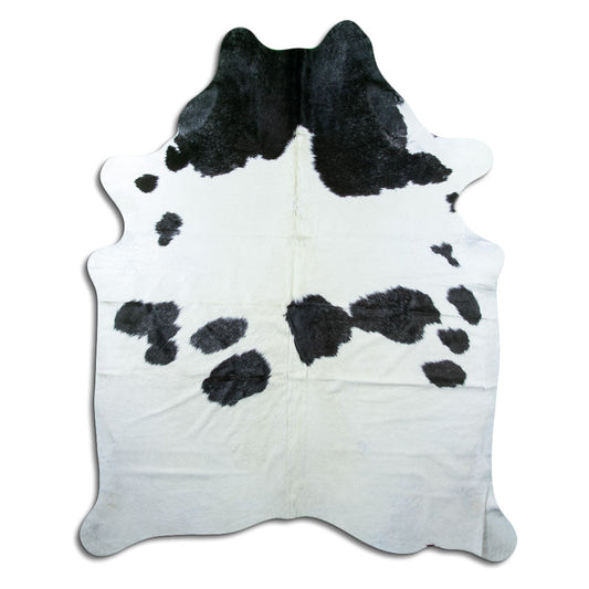 Black & White Cowhide Rug XXL