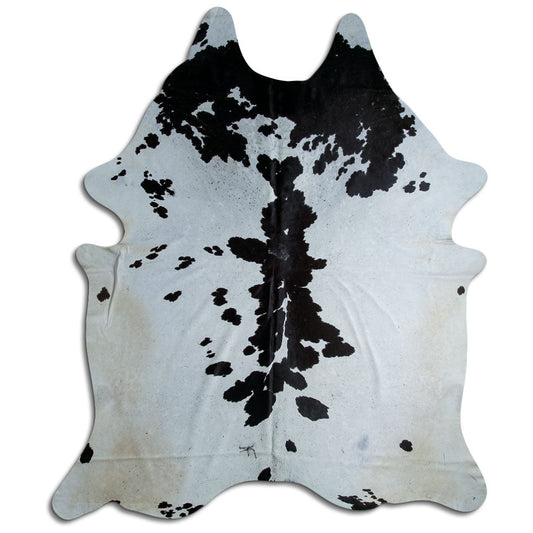 Black & White Cowhide Rug XXXL