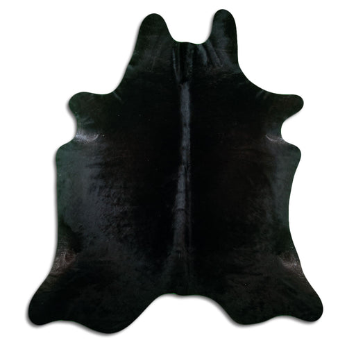 Schwarzes Kuhfell XL