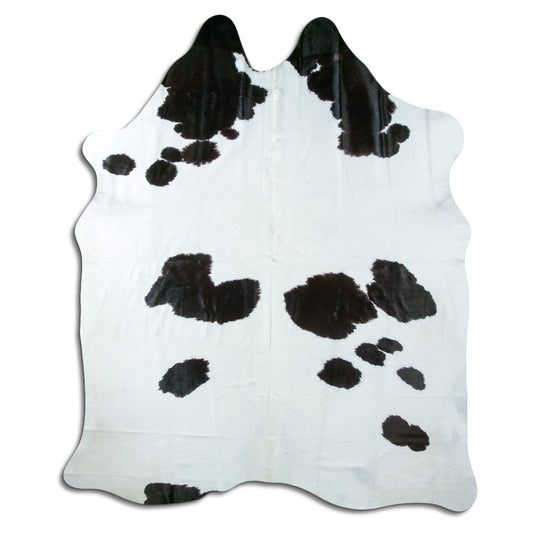 Black & White Cowhide Rug XXL