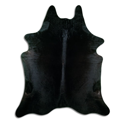 Schwarzes Kuhfell XXL