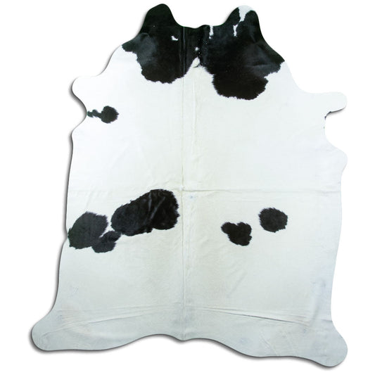 Black & White Cowhide Rug XXL