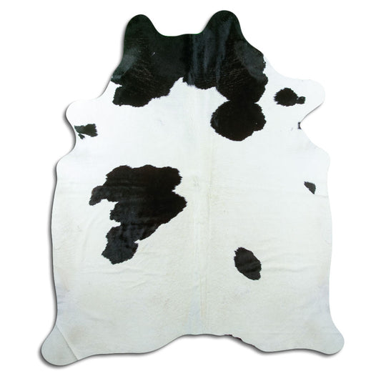 Black & White Cowhide Rug XL