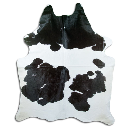 Black & White Cowhide Rug XXL