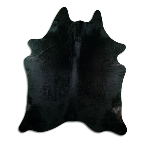 Schwarzes Kuhfell XL