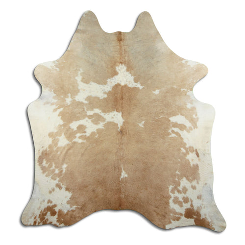 Braun-Weißes Kuhfell XL