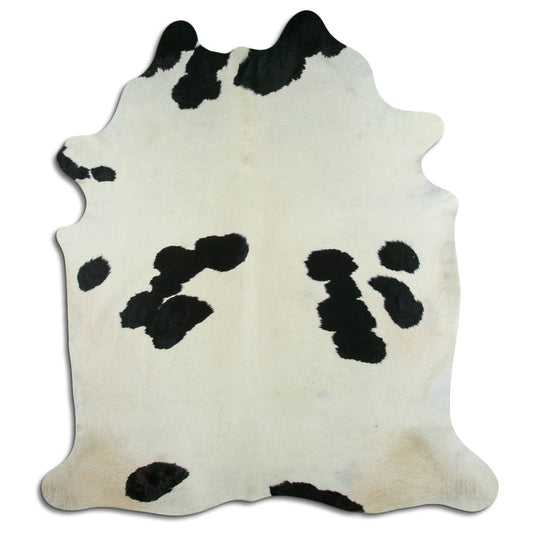 Black & White Cowhide Rug XXL