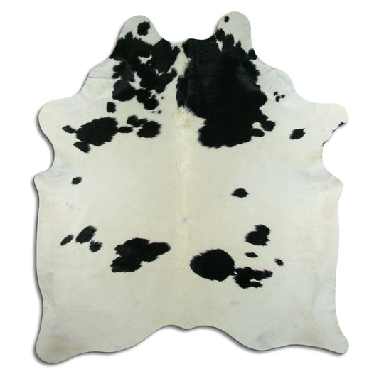 Black & White Cowhide Rug XXL