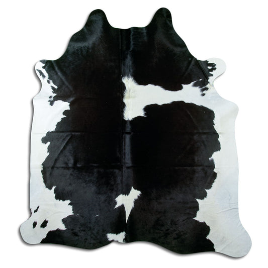 Black & White Cowhide Rug XXL