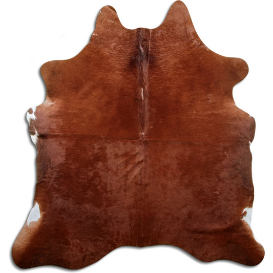 Brown Cowhide Rug L