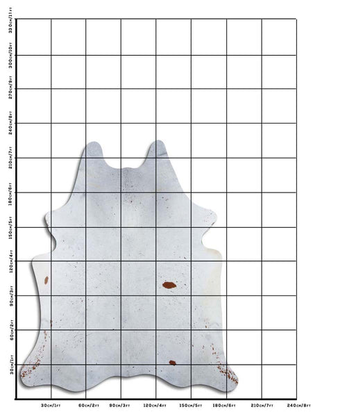 Salt & Pepper Kuhfell XL