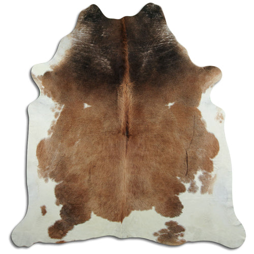 Braun-Weißes Kuhfell XL