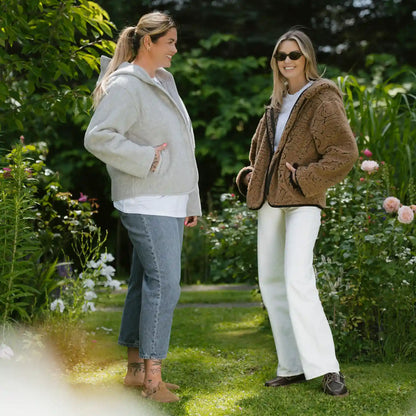 Merino Jacke ''Laguna'' Grau