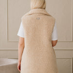 Merino Weste ''Wave'' Beige