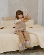 Wolldecke „Marzipan“ aus Merinowolle | einlagig