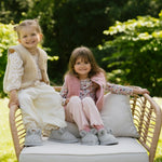 Merino Kinderhausschuhe „Maus“