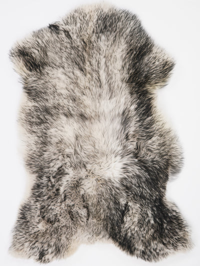 Mufflon Lammfell Schwarz XL