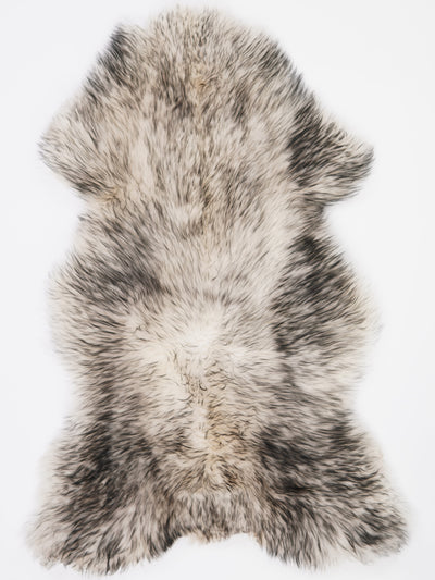 Mufflon Lammfell Schwarz XL