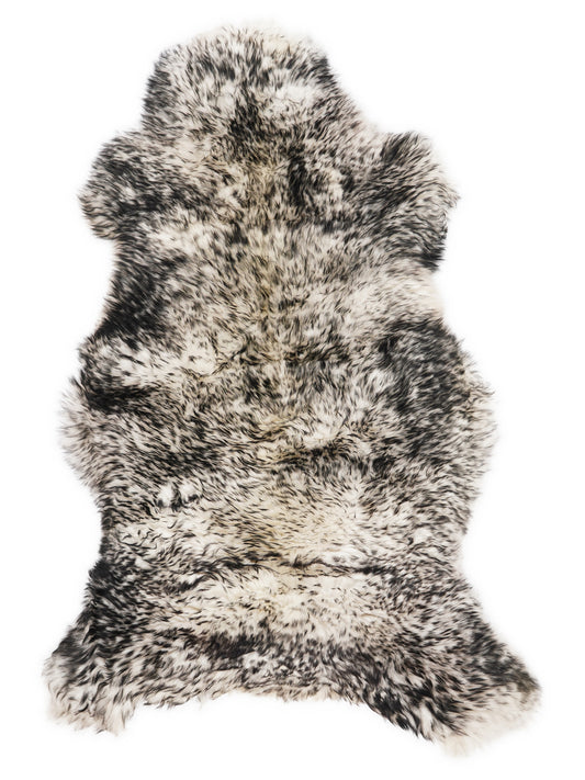 Mufflon Lammfell Schwarz XXL