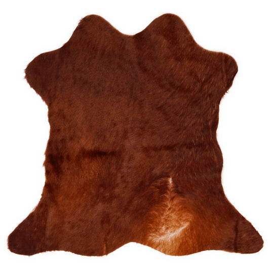 Mini-Kuhfell, ca. 70 × 70 cm, von oben fotografiert: genau das Fell, das Sie erhalten