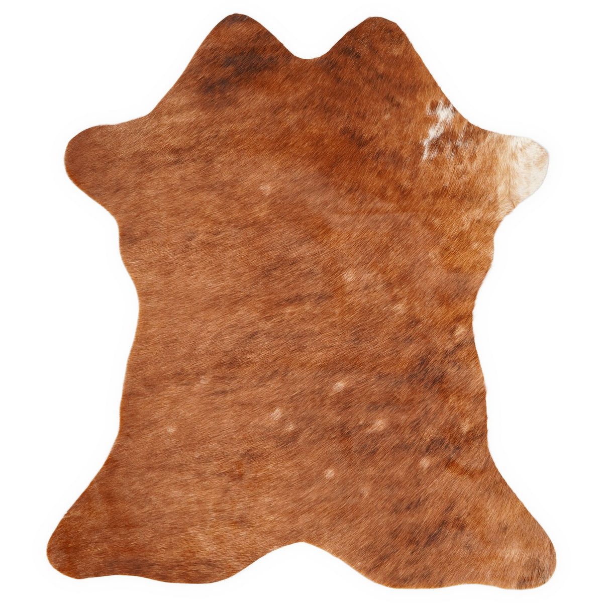Mini-Kuhfell, ca. 70 × 70 cm, von oben fotografiert: genau das Fell, das Sie erhalten