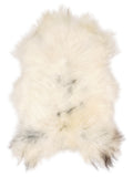 Mehrfarbiges isländisches Schaffell, ca. 120 × 75 cm, von oben fotografiert: genau das Fell, das Sie erhalten