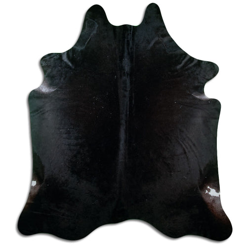 Schwarzes Kuhfell XXL