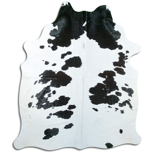 Black & White Cowhide Rug XXL