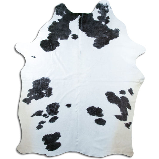 Black & White Cowhide Rug XXL
