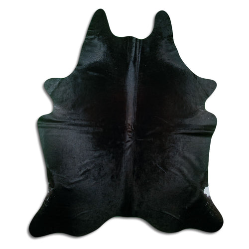 Schwarzes Kuhfell XXL