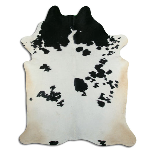 Black & White Cowhide Rug XXL