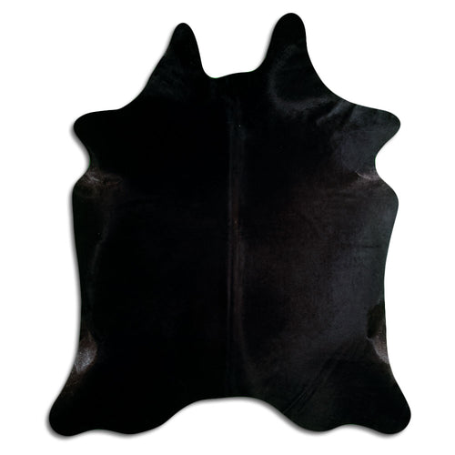 Schwarzes Kuhfell XL