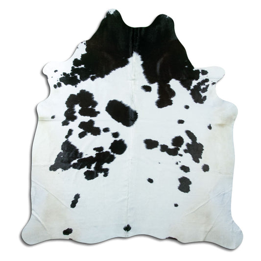 Black & White Cowhide Rug XXL
